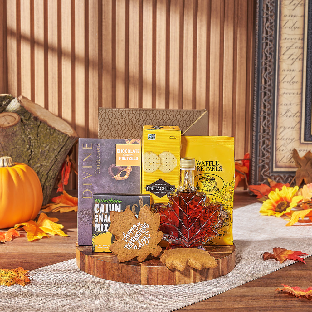 Thanksgiving Sweet &amp; Salty Snack Board, thanksgiving gift, thanksgiving, chocolate gift, chocolate, cookie gift, cookie, Chicago delivery