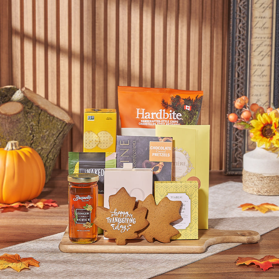 Thanksgiving Tea & Treat Gift, thanksgiving gift, thanksgiving, tea gift, tea, chocolate gift, chocolate, cookie gift, cookie, Chicago delivery