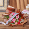 The Celebration Rose Bouquet from Chicago Baskets - Flower Gift Basket - Chicago Delivery