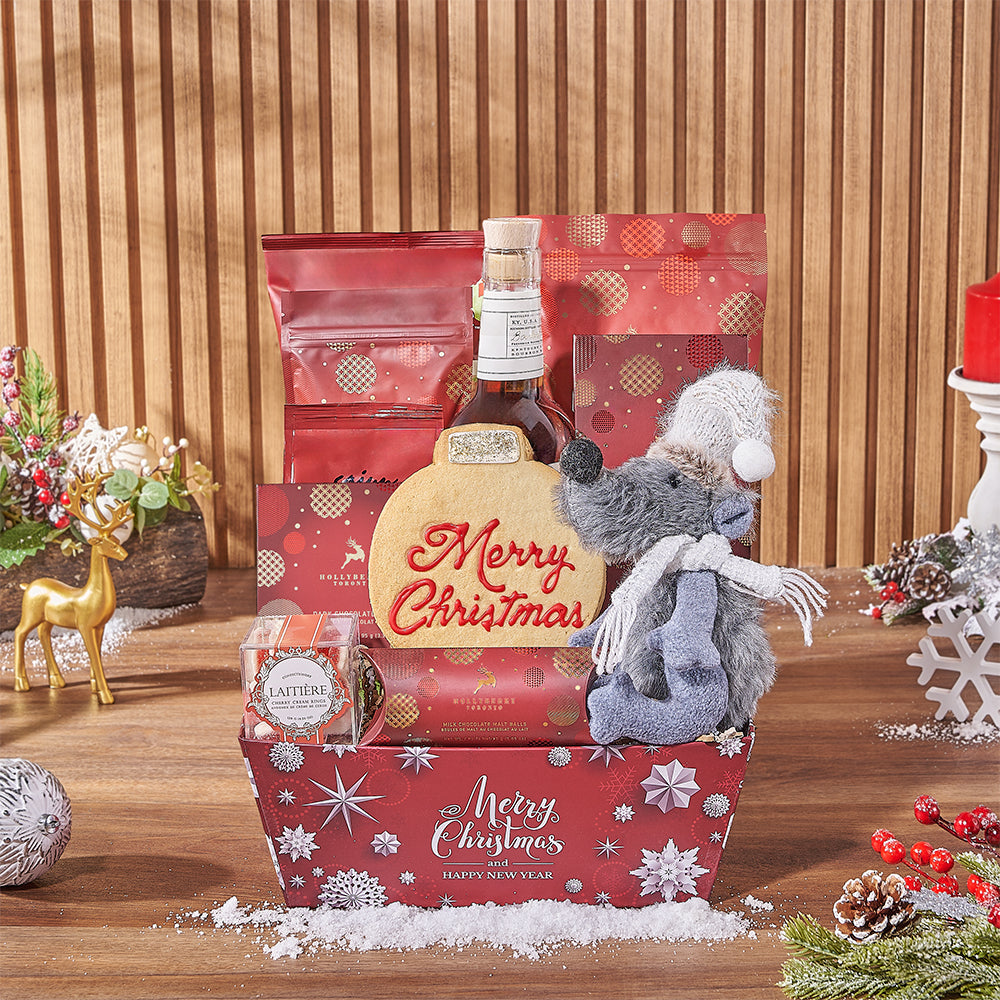 Liquor Gift Set Christmas – how the gift is presented