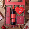 Valentine’s Wine Box, wine gift, wine, valentines day gift, valentines day, cookie gift, cookie, Chicago delivery