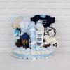 Wonder Boy Baby Gift Basket From Chicago Baskets - Baby Gift Set - Chicago Delivery