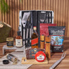  Zesty Barbeque Grill Gift Set with Liquor From Chicago Baskets - Liquor Gift Basket - Chicago Delivery