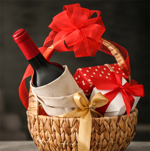 Our Wine, Beer, & Spirits Gift Baskets for Friends